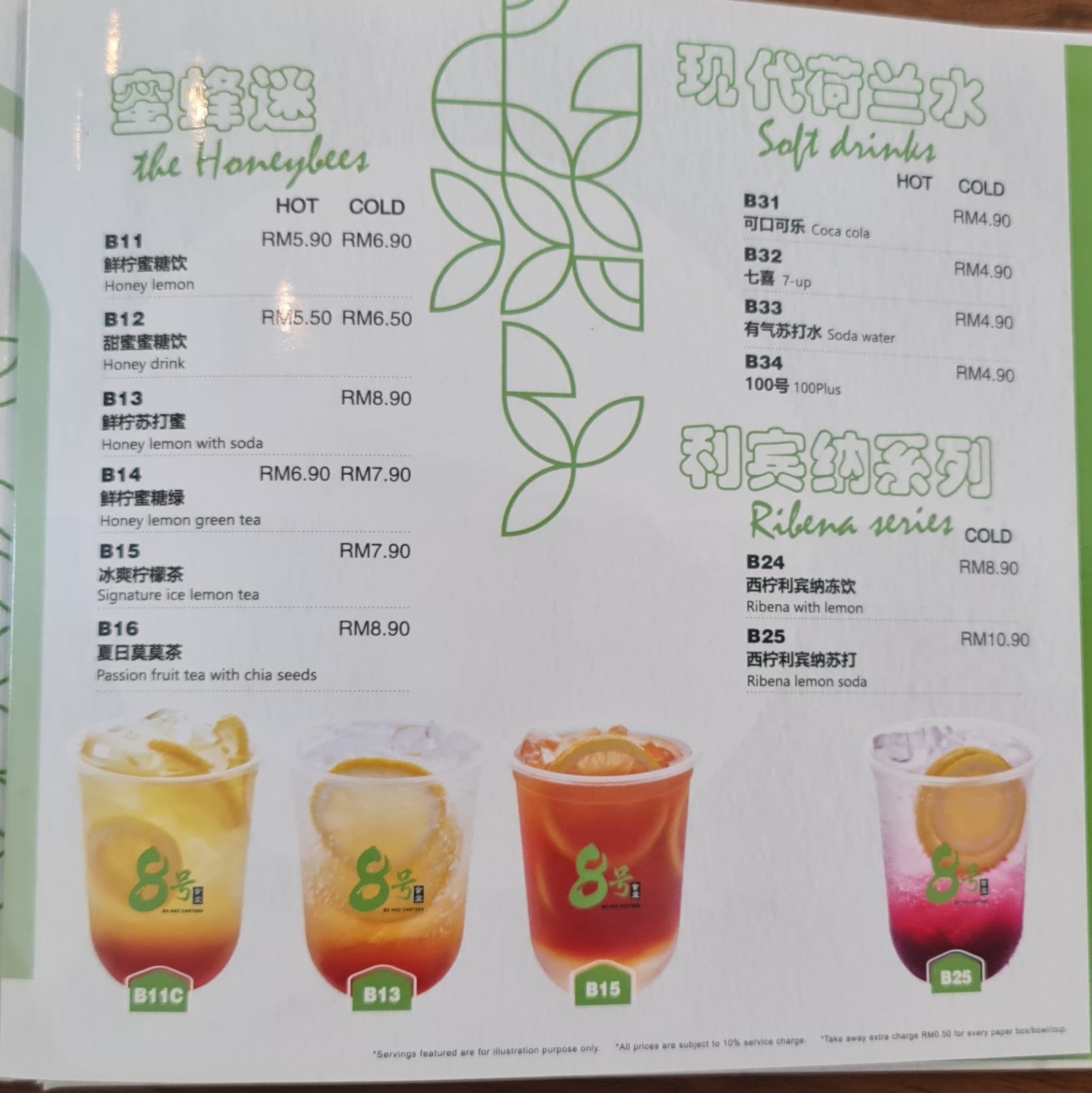 The Eighth Bakery 菜单